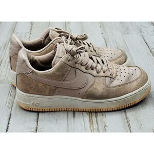 AIR FORCE 1 ’07 Women’s Size 9 Premium Metallic Pink Peach Bronze 616725-901